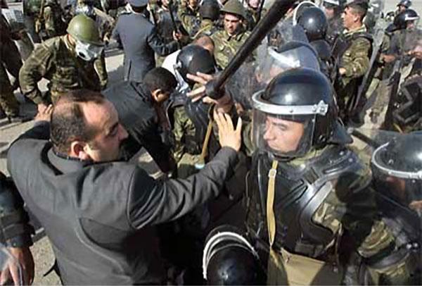 Azerbaijan - 2003 protests for Isa Gambar