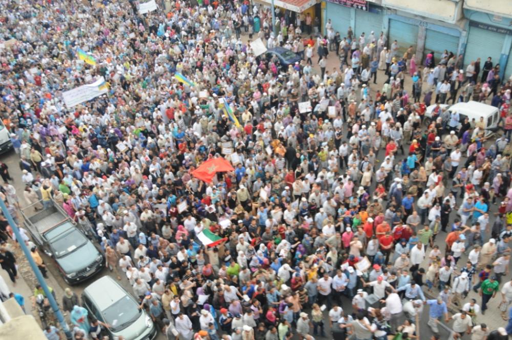 Crowd in Morocco, May 2011