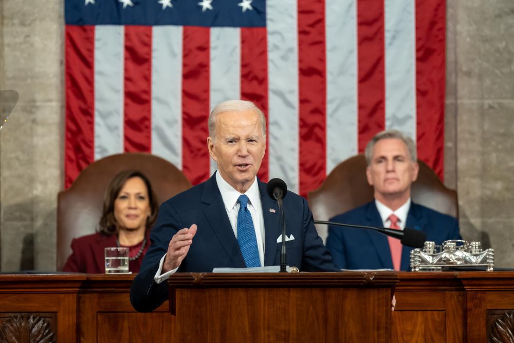 Joseph R. Biden delivers the 2023 address to Congress.