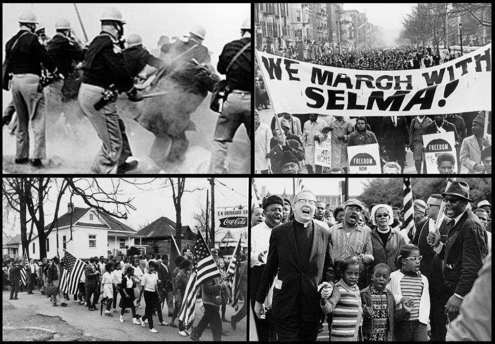 Collage: Selma to Montgomery marches