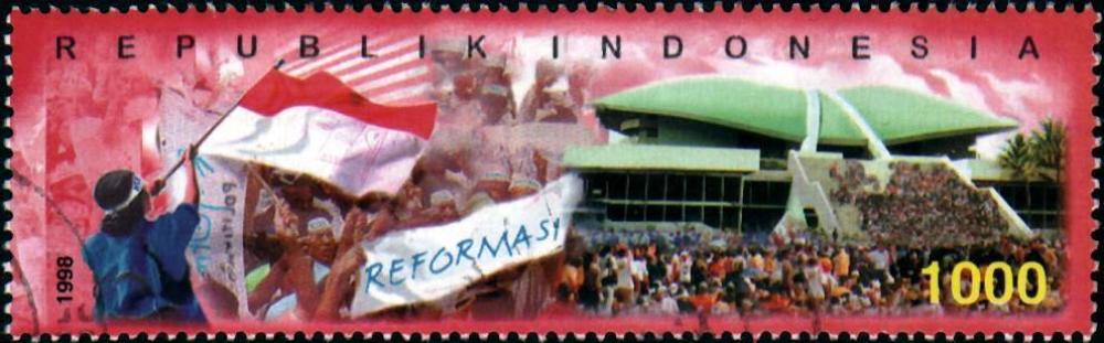 Indonesia - commemorative stamp of the Reformasi Movement